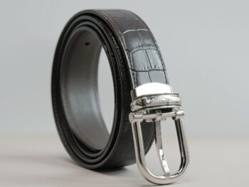Thắt lưng Montblanc Classic Line Brown Chrome-Tanned Leather Belt 114391  - 3cm - Ảnh 2