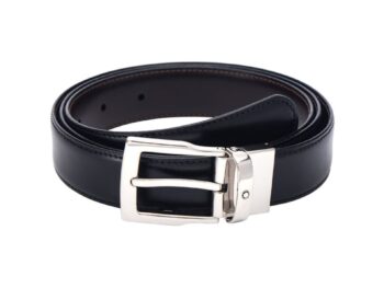 Thắt lưng Montblanc Classic Reversible Leather Belt- Black/Brown 109738