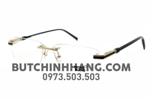 Gọng kính Montblanc Rimless Gold Eyeglasses 679