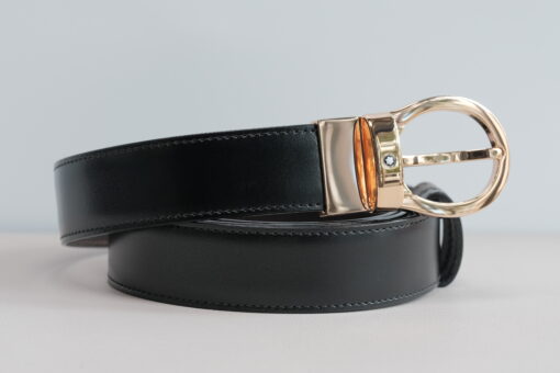 Thắt lưng Montblanc Classic Rose Gold Reversible Leather Belt 101896  – 3cm Thắt lưng Montblanc Mới Nguyên Hộp