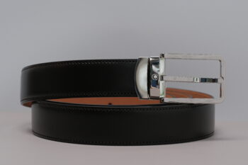 Thắt lưng Montblanc Men’s Leather Reversible Cut-to-Size Business Belt 118420  – 3cm Thắt lưng Montblanc Mới Nguyên Hộp 2