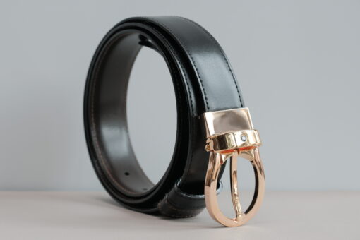 Thắt lưng Montblanc Classic Rose Gold Reversible Leather Belt 101896  – 3cm Thắt lưng Montblanc Mới Nguyên Hộp 2