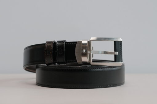 Thắt lưng Montblanc Contemporary Reversible Leather Belt 38158  – 3cm Thắt lưng Montblanc Mới Nguyên Hộp