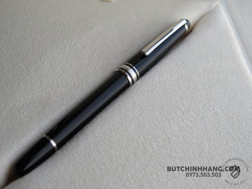 Bộ set bút Montblanc Meisterstuck Classique platinum-coated Rollerball Pen – Ví đựng thẻ tín dụng 127053