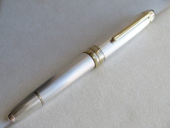Bút Montblanc Meisterstuck Solitaire 146 Silver Barley Corn Fountain Pen Montblanc Solitaire Mới Nguyên Hộp 2