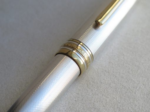 Bút Montblanc Meisterstuck Solitaire 146 Silver Barley Corn Fountain Pen Montblanc Solitaire Mới Nguyên Hộp 3
