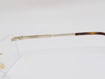 Gọng kính Montblanc Rimless Gold Eyeglasses 00300 - Ảnh 4