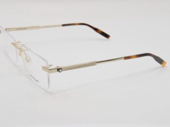 Gọng kính Montblanc Rimless Gold Eyeglasses 00300