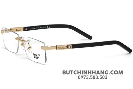 Gọng kính Montblanc Rimless Gold Eyeglasses 398