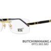 Gọng kính Montblanc Rimless Yellow Gold Eyeglasses 490 - gong kinh montblanc rimless yellow gold eyeglasses 490