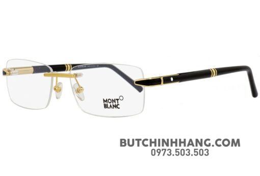 Gọng kính Montblanc Rimless Yellow Gold Eyeglasses 490