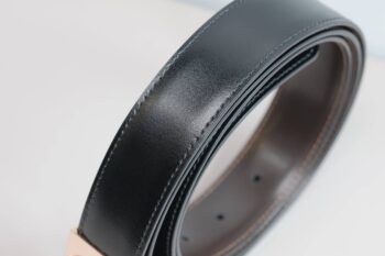 Thắt lưng Montblanc Classic Rose Gold Reversible Leather Belt 101896 - 3cm - that lung montblanc classic rose gold reversible leather belt 101896 3cm 3