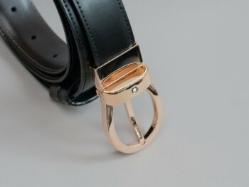 Thắt lưng Montblanc Classic Reversible Leather Belt 101896 9 Thắt lưng Montblanc Classic Rose Gold Reversible Leather Belt 101896 - 3cm - that lung montblanc classic rose gold reversible leather belt 101896 3cm scaled