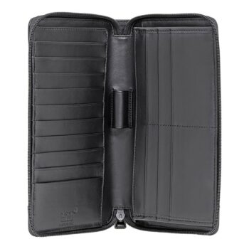 Ví cầm tay Montblanc Nightflight Travel Wallet- Black 113141 - vi cam tay montblanc nightflight travel wallet black 113141