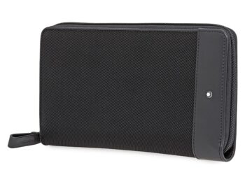 Ví cầm tay Montblanc Nightflight Travel Wallet- Black 113141