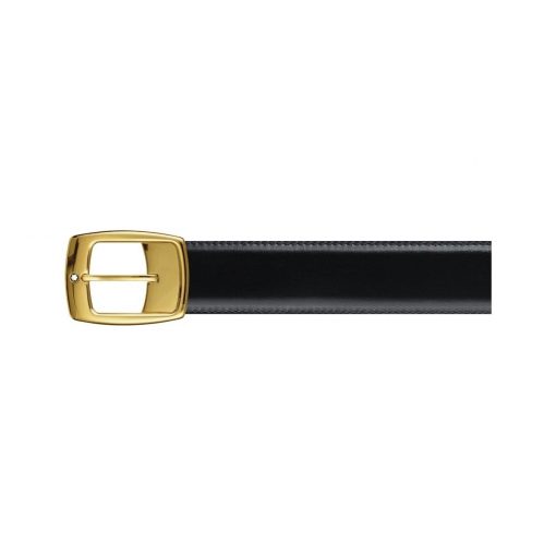 Thắt lưng Montblanc Classic Line Star Rectangular Gold Shiny Pin Belt 5562