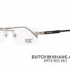 Gọng kính Montblanc Rimless Palladium Eyeglasses 9101 Gọng kính Montblanc Mới Nguyên Hộp 6