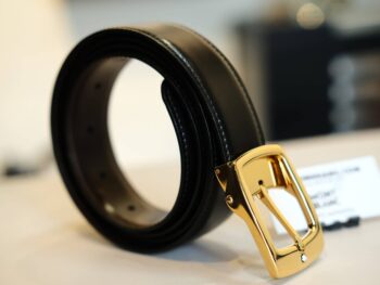 Thắt lưng Montblanc Classic Line Star Rectangular Gold Shiny Pin Belt 5562 - that lung montblanc classic line star rectangular gold shiny pin belt 5562 scaled