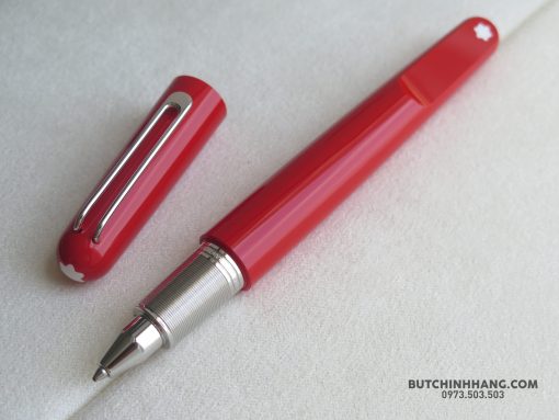Bút Montblanc M Red Capless Ballpoint Pen 117601