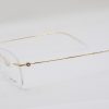 Gọng kính Montblanc Semi-Rimless Gold Eyeglasses MB0131O Gọng kính Montblanc Mới Nguyên Hộp 12