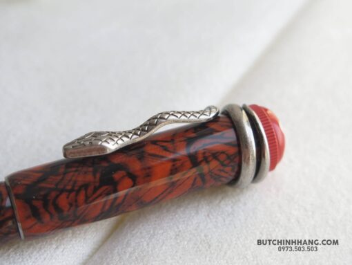 Bút Montblanc Heritage Rouge & Noir Serpent Marble Special Edition Rollerball Pen 119853 - Hình ảnh 3