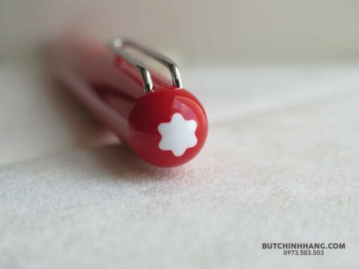 Bút Montblanc M Red Capless Ballpoint Pen 117601 - Hình ảnh 3