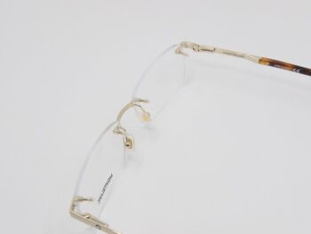 Gọng kính Montblanc Rimless Gold Eyeglasses 00230 - gong kinh montblanc rimless gold eyeglasses 231 scaled