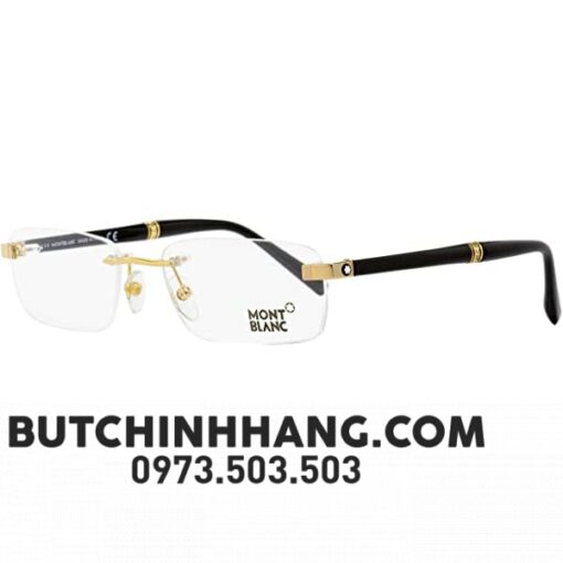 Gọng kính Montblanc Rimless Gold Eyeglasses 9101