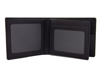 Ví da Montblanc Meisterstuck Black Leather Goods 6cc With 2 View Pocket 16354 - Ảnh 2