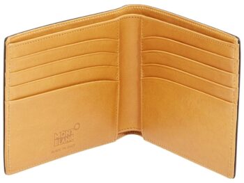 Ví da Montblanc Meisterstuck Leather Goods Brown - Tan Wallet 8cc 118299 - Ảnh 2