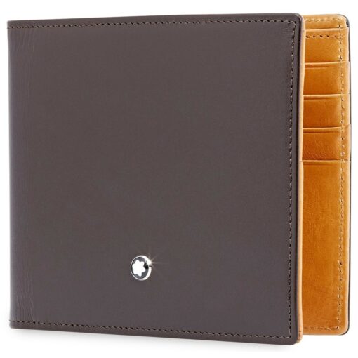 Ví da Montblanc Meisterstuck Leather Goods Brown - Tan Wallet 8cc 118299