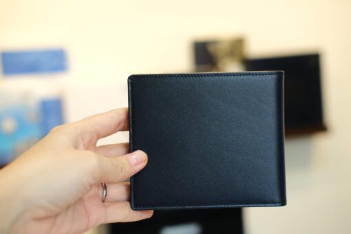 Ví da Montblanc Meisterstuck Navy Leather Wallet 8cc 118298 - Image 7