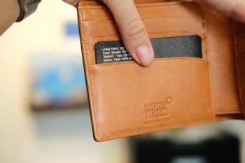 Ví da Montblanc Meisterstuck Navy Leather Wallet 8cc 118298 - vi da montblanc meisterstuck navy leather wallet 8cc 118299