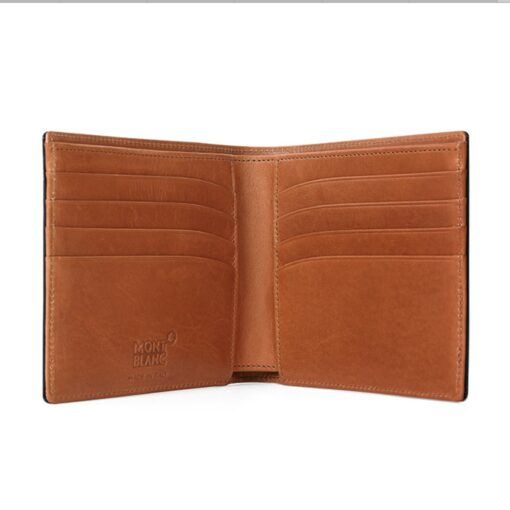 Ví da Montblanc Meisterstuck Navy Leather Wallet 8cc 118298 - Image 2