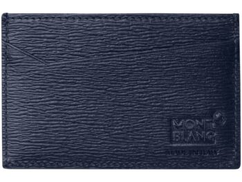 Ví đựng thẻ Montblanc 4810 Westside Pocket Blue 2cc 118660 - Ảnh 2