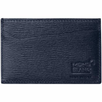 Ví đựng thẻ Montblanc 4810 Westside Pocket Blue 2cc 118660 - vi dung the montblanc 4810 westside pocket blue 2cc 118660