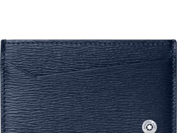 Ví đựng thẻ Montblanc 4810 Westside Pocket Blue 2cc 118660