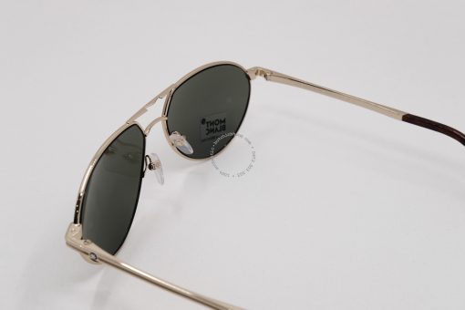 Kính mát Montblanc Aviator Sunglasses MB714S 32Q Gold/Havana 59mm Gọng kính Montblanc Mới Nguyên Hộp 5
