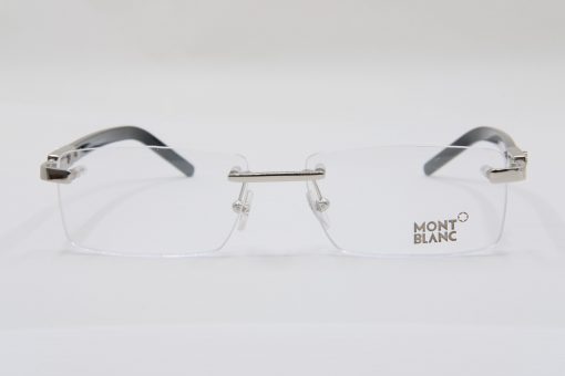 Gọng kính Montblanc Rimless Palladium Eyeglasses Mb398 Gọng kính Montblanc Mới Nguyên Hộp 2