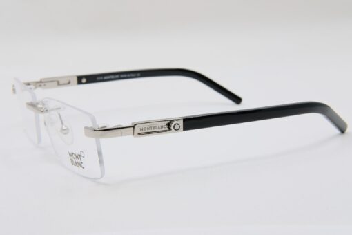 Montblanc Rimless Palladium Eyeglasses Mb398
