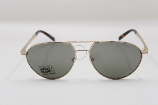 Kính mát Montblanc Aviator Sunglasses MB714S 32Q Gold/Havana 59mm
