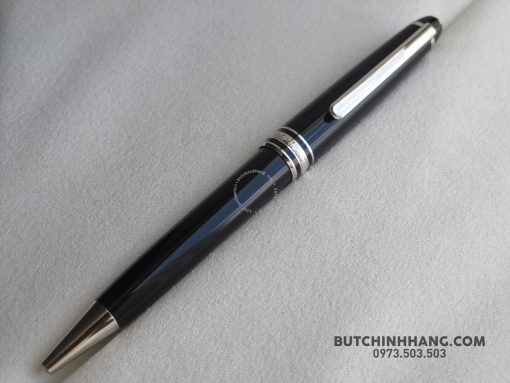 Bộ set bút Montblanc Meisterstuck Classique platinum-coated BallPoint Pen – Bao Da 112513 Montblanc Meisterstuck Bút Bi Xoay Montblanc 2