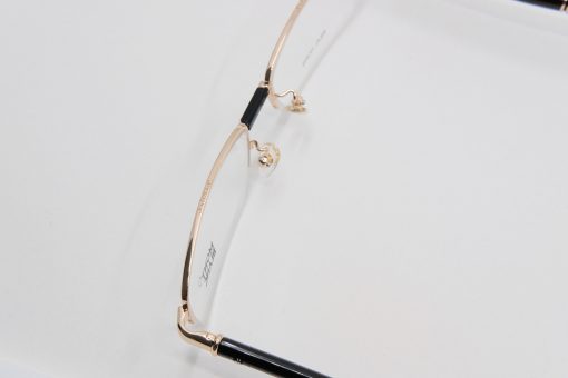 Gọng kính Montblanc Semi-Rimless Eyeglasses Rose Gold Black Horn Mb434 Gọng kính Montblanc Mới Nguyên Hộp 5
