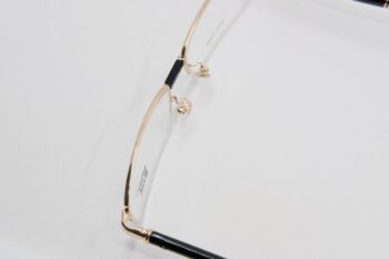 Montblanc Semi-Rimless Eyeglasses Rose Gold Black Horn Mb434 - gong Kinh montblanc semi rimless eyeglasses rose gold black horn mb434
