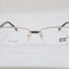 Montblanc Semi-Rimless Eyeglasses Frames Rose Gold Black Horn Mb434 - gong Kinh montblanc semi rimless eyeglasses rose gold black horn mb438