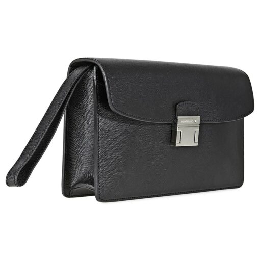 Ví cầm tay Montblanc Sartorial Clutch Bag- Black 113190