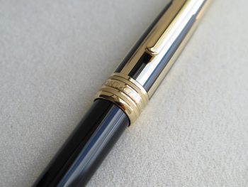 Bút Montblanc Meisterstuck Solitaire Doue Gold & Black BallPoint Pen 35988