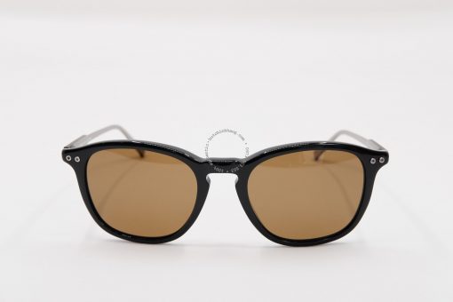 Kính mát Montblanc Round Sunglasses Black Polarized MB599S