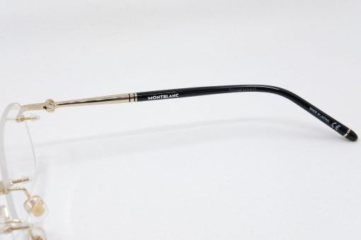 Gọng kính Montblanc Rimless Gold Eyeglasses MB0071O Gọng kính Montblanc Mới Nguyên Hộp 5