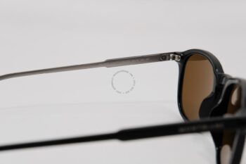 Kính mát Montblanc Round Sunglasses Black Polarized MB599S - kinh mat montblanc round sunglasses black polarized mb599s 1